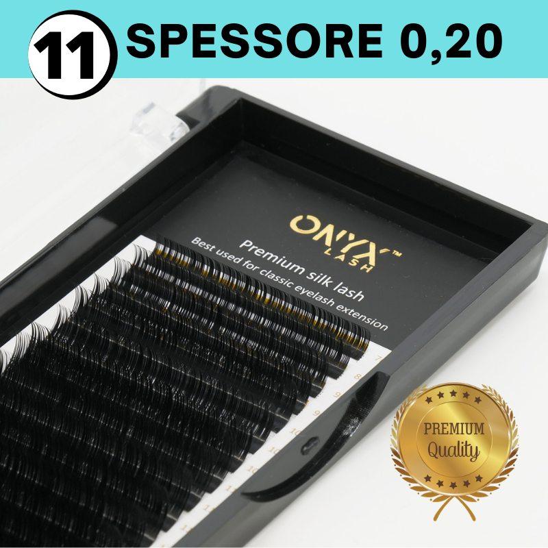 Ciglia - Curva C / Spessore 0,20 - Misura 11 mm.