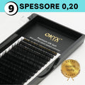 Ciglia - Curva C / Spessore 0,20 - Misura 9 mm.