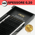Ciglia Curva D per Extension Ciglia - MIX 7-14 mm - Spessore 0,20mm