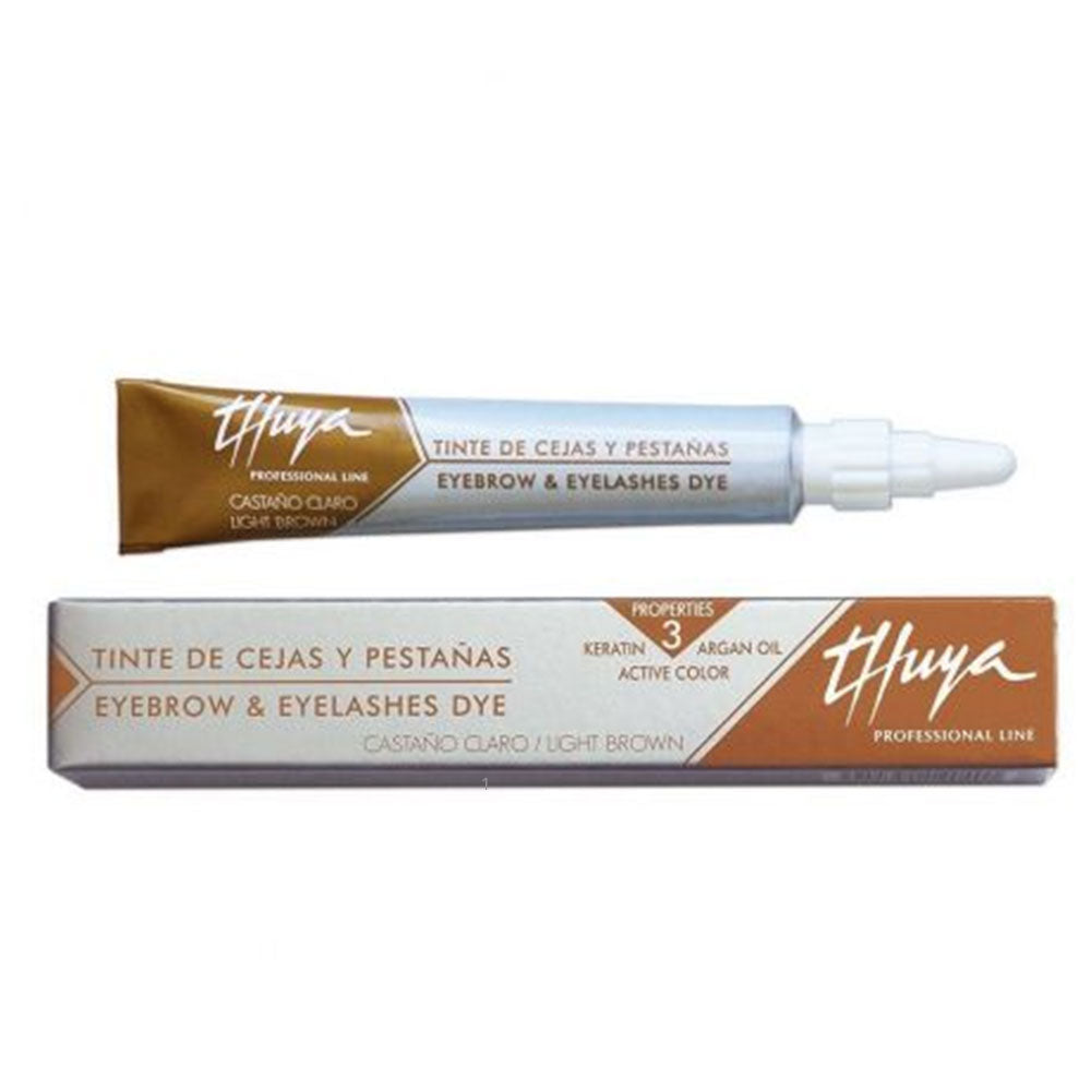 Tinta castano chiaro per ciglia e sopracciglia 14 ml.
