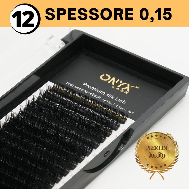 Ciglia - Curva C / Spessore 0,15 - Misura 12 mm.