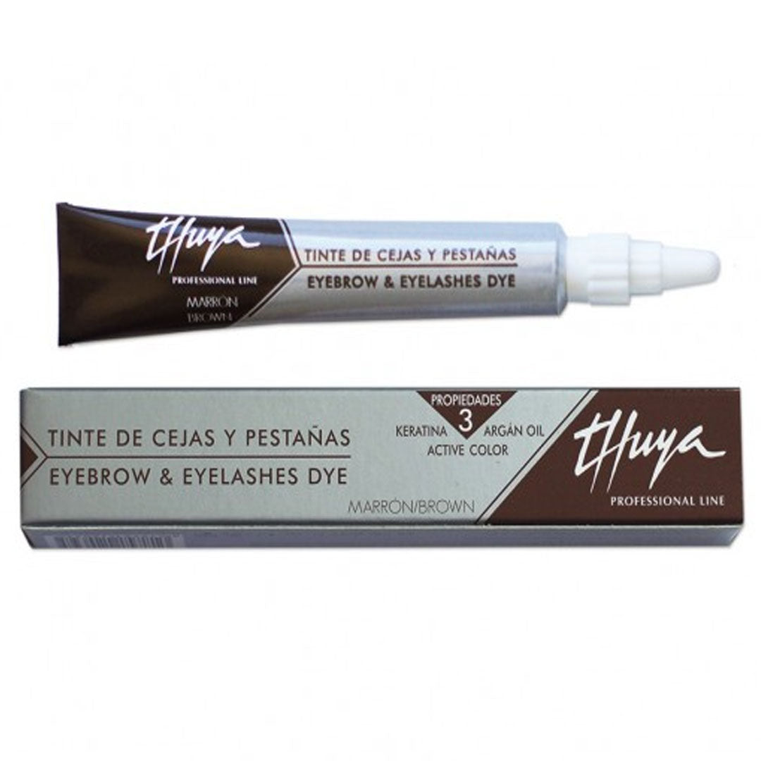 Tinta marrone per ciglia e sopracciglia 14 ml.