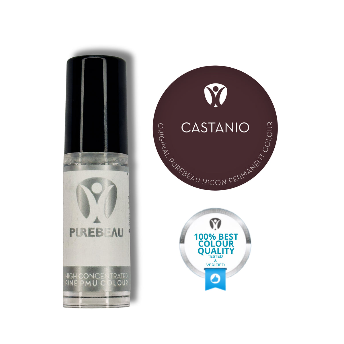 Pigmento Purebeau Castanio per Microblading